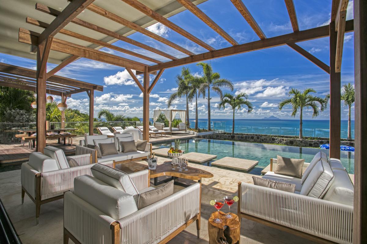 Location villa Saint Martin Indigo Bay - Villa 4 chambres 8 personnes - vue mer - Piscine - Villa de luxe (13)